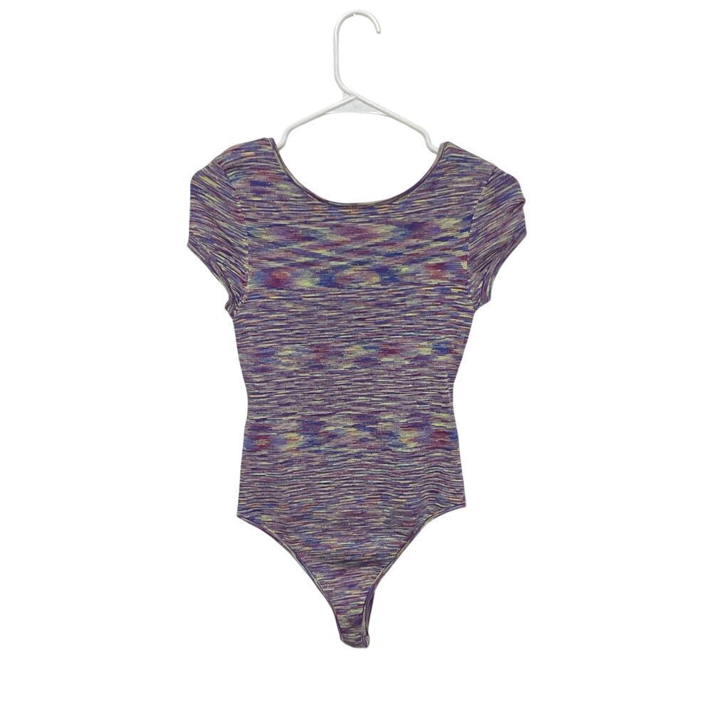 NWT Free People "All About It" Tee Swit Bodysuit Open Back Knit Material Small - Picture 1 of 6